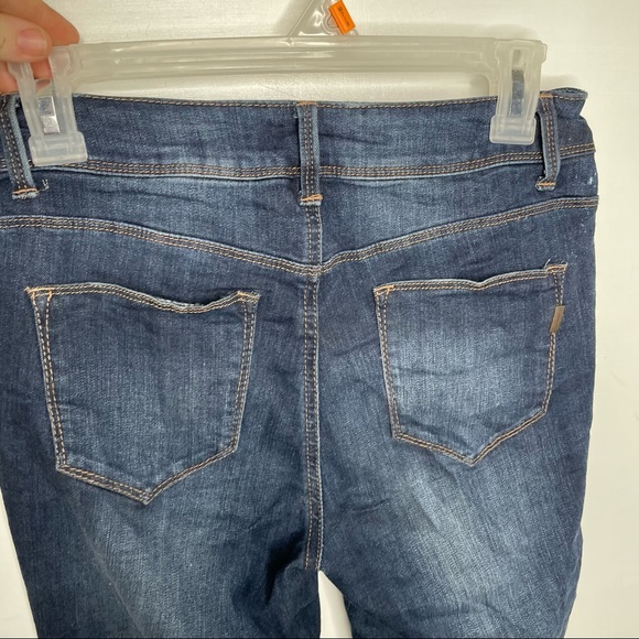 1877 distressed cropped denim jeans size 6 - Picture 4 of 9